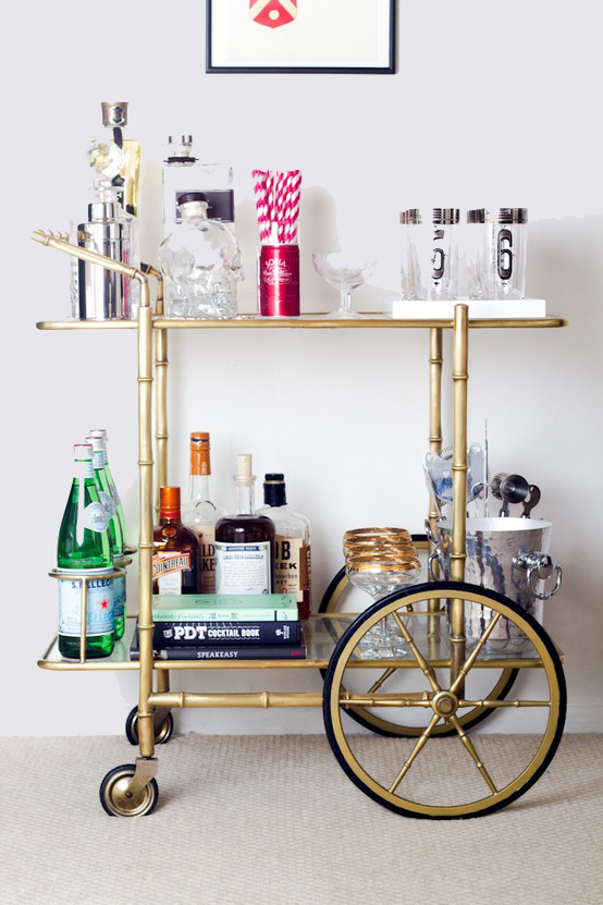 bar cart inspiration 2